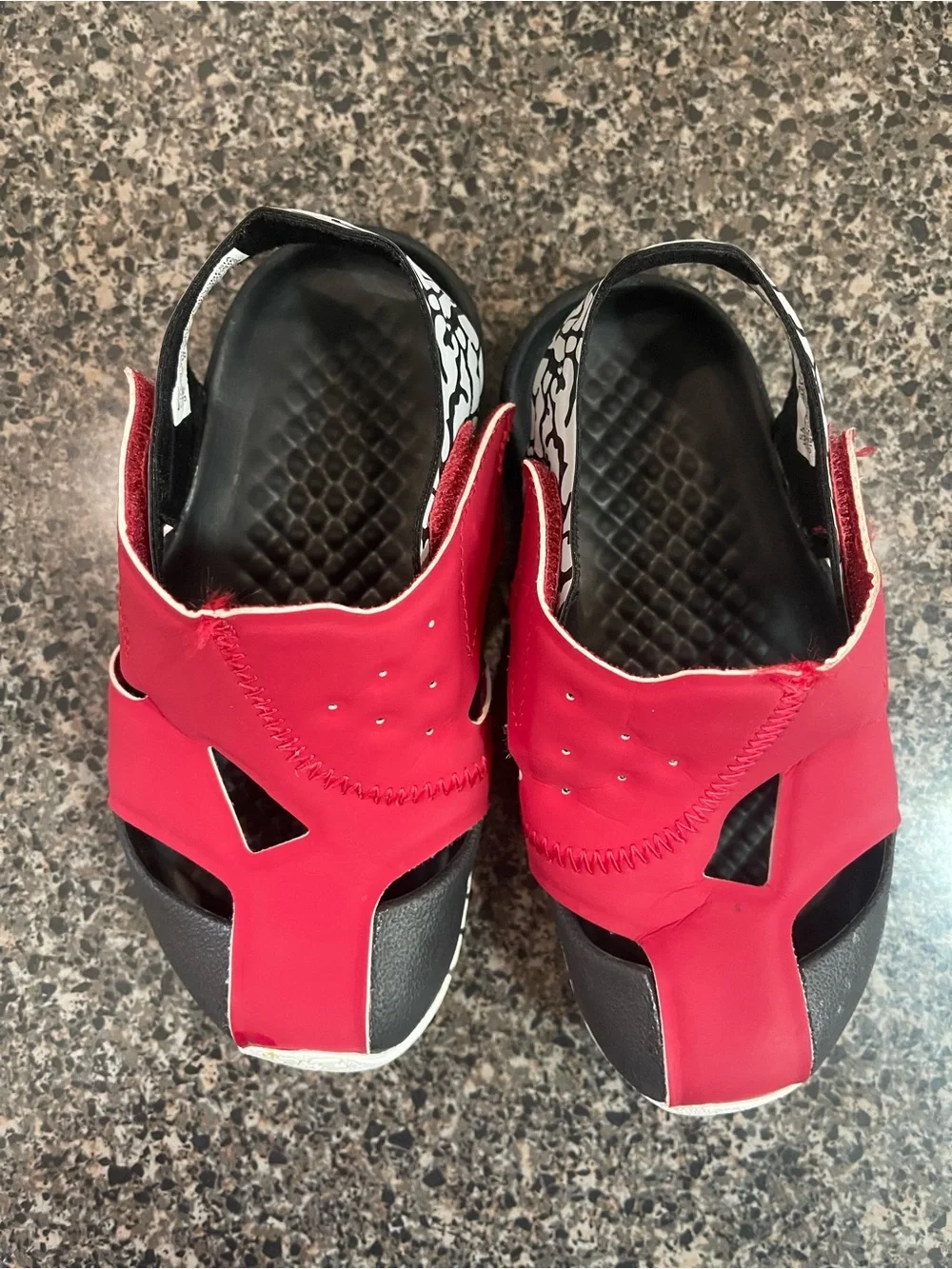 JORDAN FLARE SANDAL TD 'GIRAFFE' Toddler Shoes Size 9C